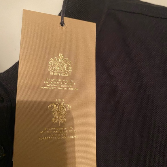 Burberry Women’s all black polo! BRAND NEW WITH TAGS IN PACKAGE! - Picture 4 of 8